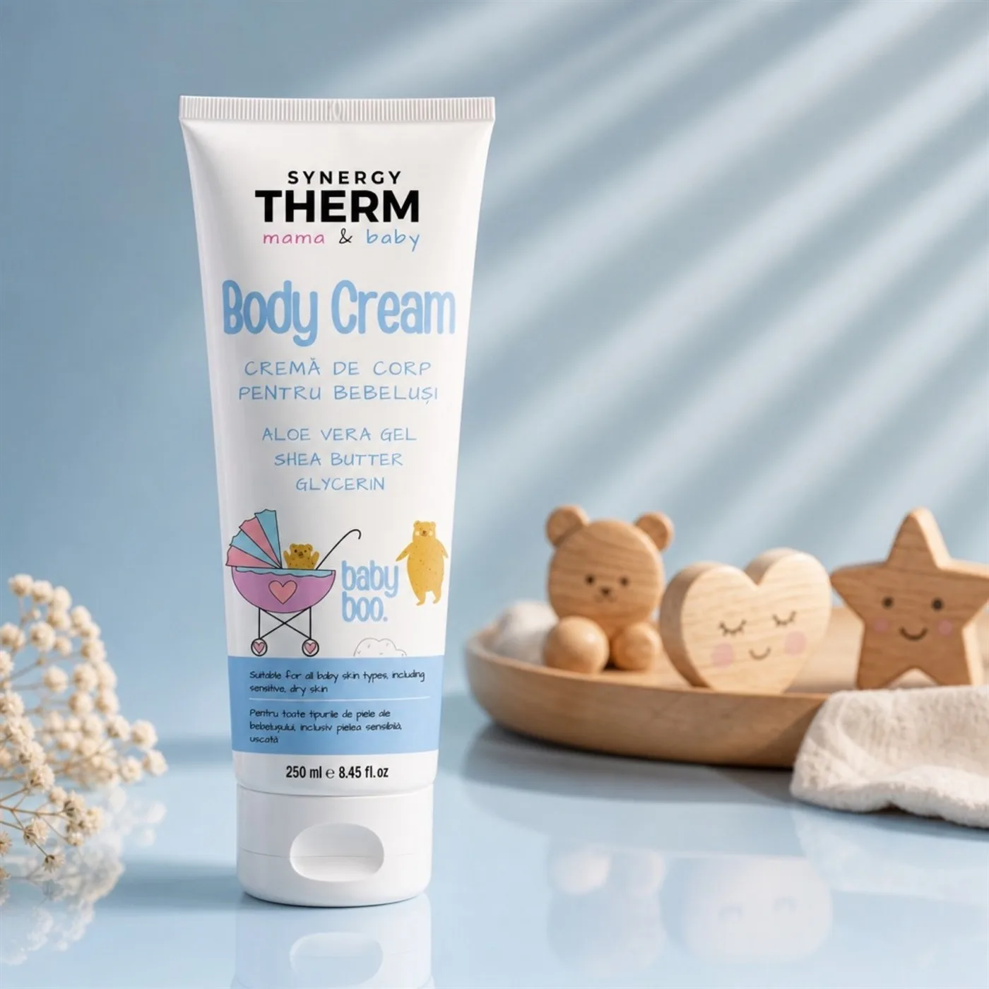 SYNERGY THERM MAMA & BABY CREMA DE CORP PENTRU BEBELUSI X 250ML…