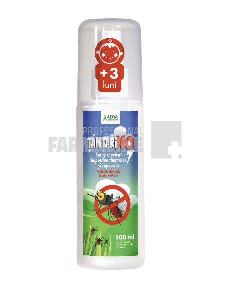 TantariNo Spray relepent impotriva tantarilor si capuselor 3+ luni 100 ml