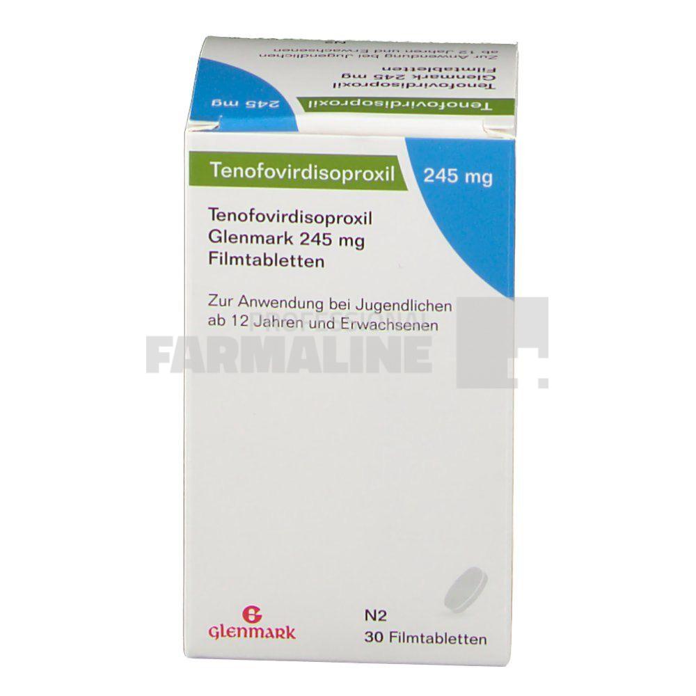 TENOFOVIR DISOPROXIL GLENMARK 245 mg X 30