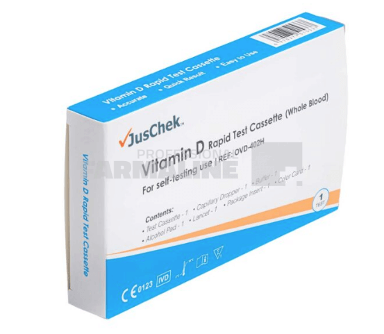 Test rapid pentru Vitamina D (punctie in deget/sange integral) 1 bucata