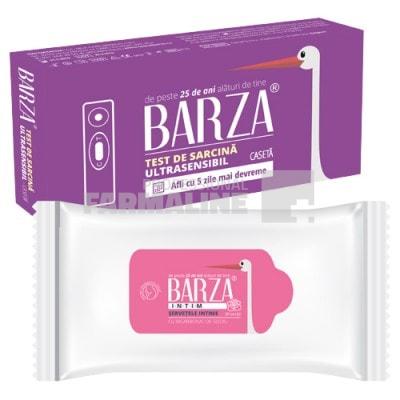 Barza Test Sarcina Ultrasensibil Card Casea + Servetele intime