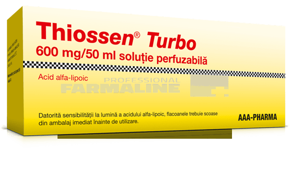 THIOSSEN TURBO 600 mg/50ml vezi N07XN03 x 10 SOL. PERF. 600mg/50ml AAA - PHARMA GMBH - WORWAG