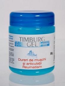 Timburg gel albastru dureri de muschi si articulatii 500g