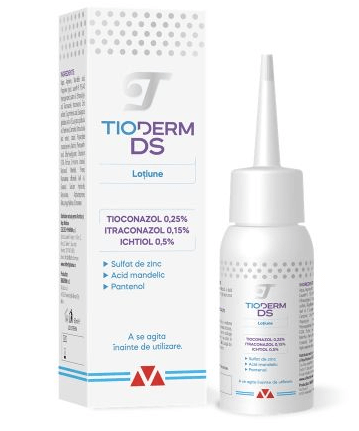 Tioderm DS Lotiune intensiva pentru dermatita seboreica 50 ml