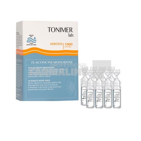 Tonimer Lab Aerosol Apa de mare sterila 3% 18 fiole