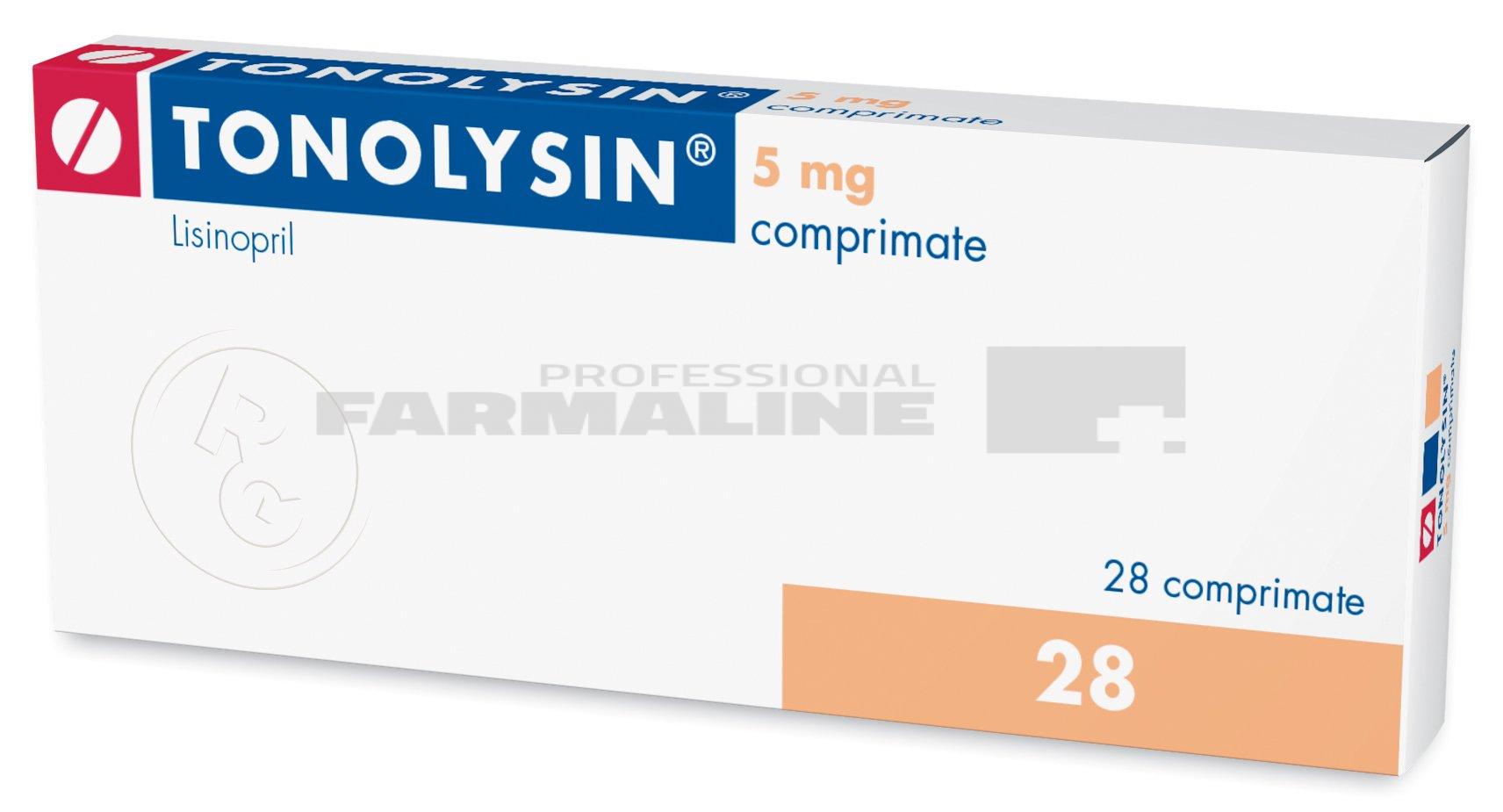 TONOLYSIN 5 mg x 28 COMPR. 5mg GEDEON RICHTER ROMAN