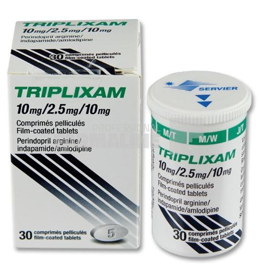 TRIPLIXAM X 30 COMPR. FILM. 10mg/2,5mg/10mg LES LABORATOIRES SER