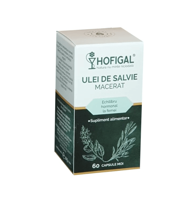 Ulei de salvie macerat 60 capsule moi