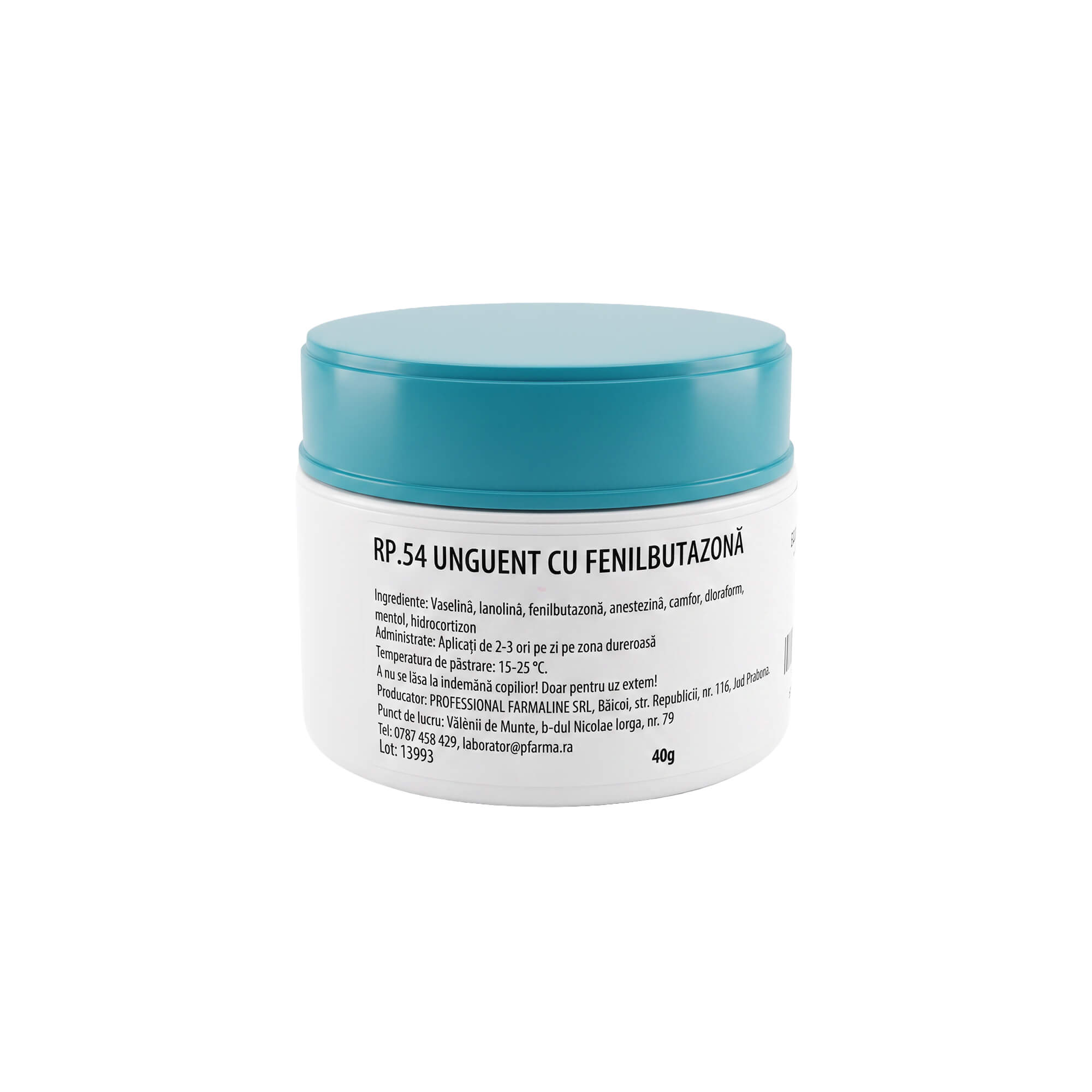Unguent cu fenilbutazona 40 g