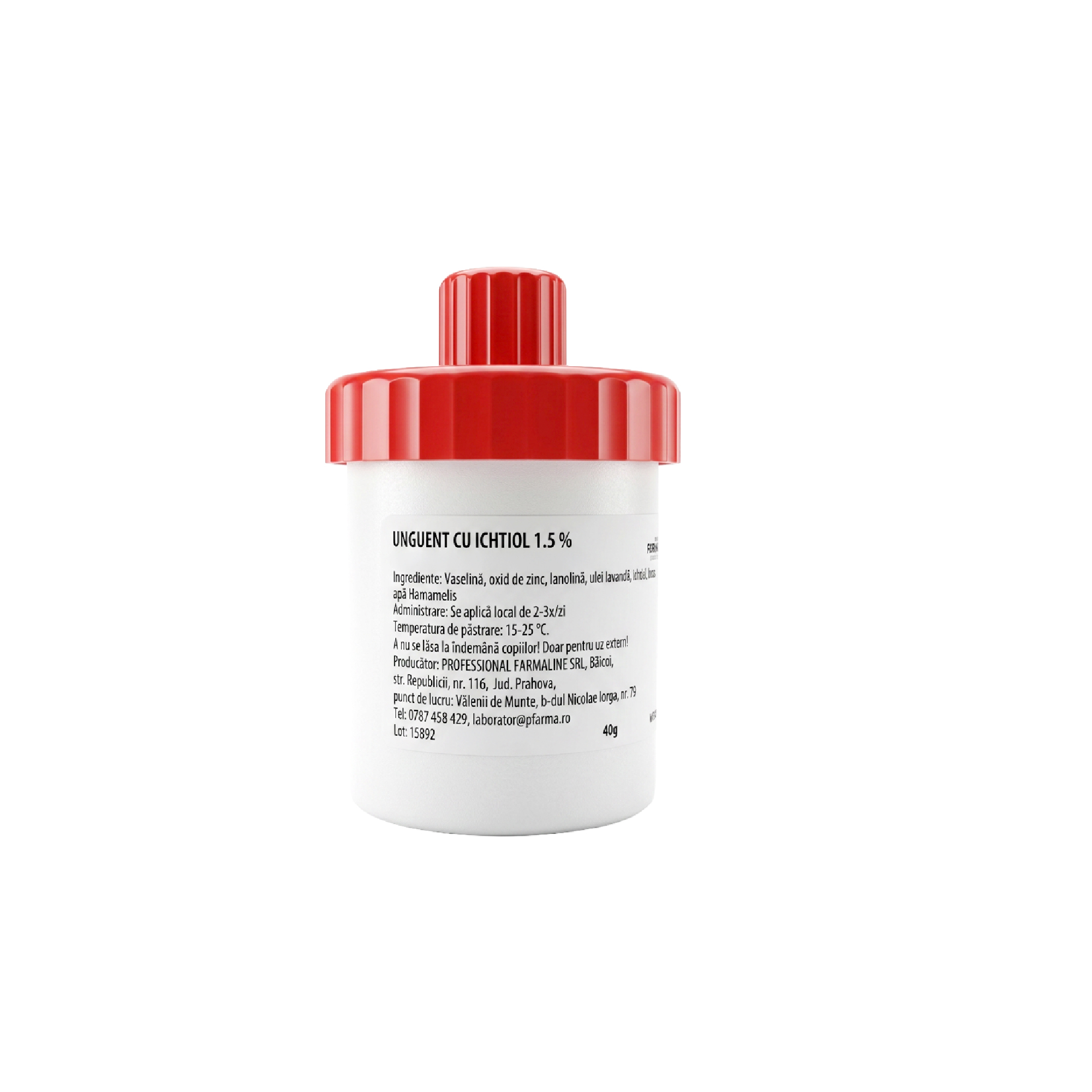 Unguent cu ichtiol 1.5 % 40 g