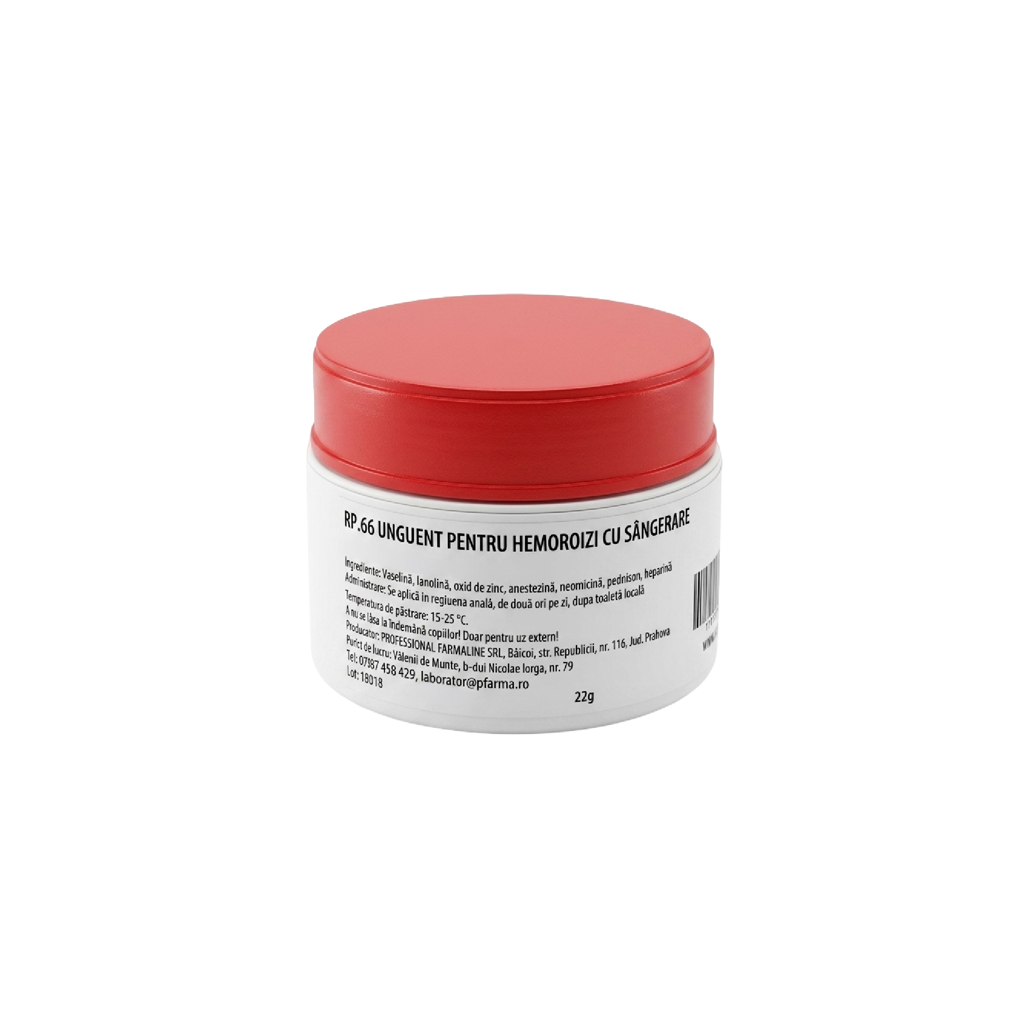 Unguent pentru hemoroizi cu sangerare 30 ml