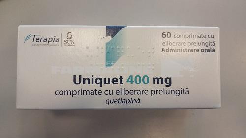 Uniquet 400 mg 60 comprimate