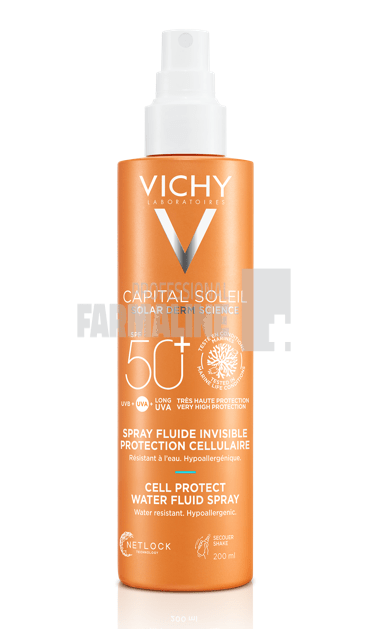 Vichy Capital Soleil Cell Protect Spray fluid invizibil SPF50 200 ml