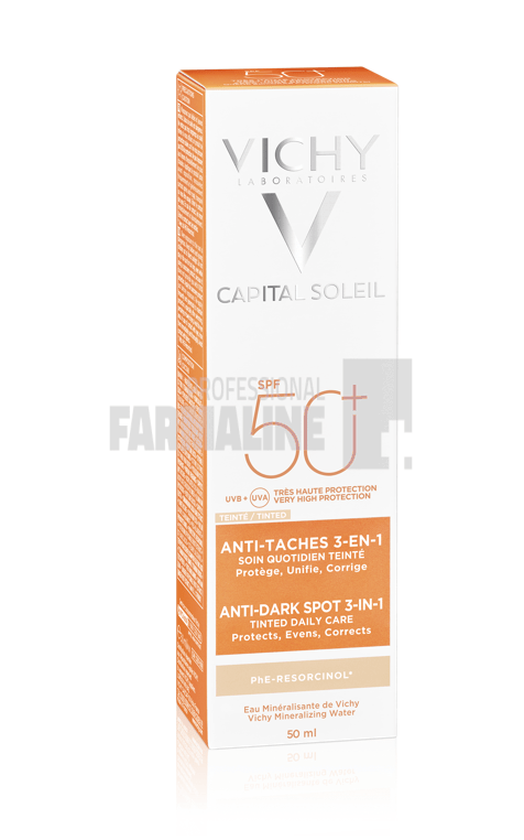 Vichy Capital Soleil Crema colorata anti-pete pigmentare SPF50 50 ml
