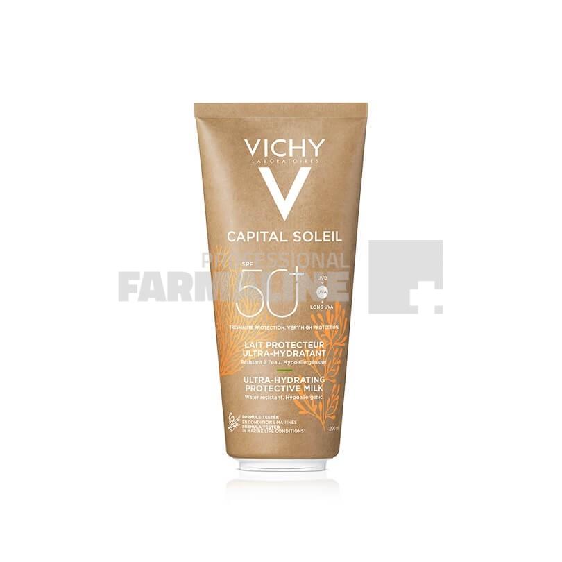 Vichy Capital Soleil Eco Tube Lapte de corp protectie solara SPF50+ 200 ml
