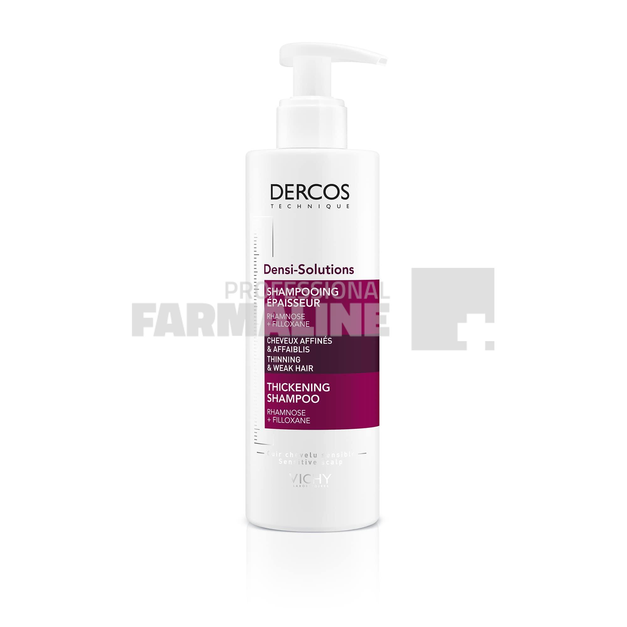 Vichy Dercos Densi-Solutions Sampon pentru par subtire si slabit 250 ml 
