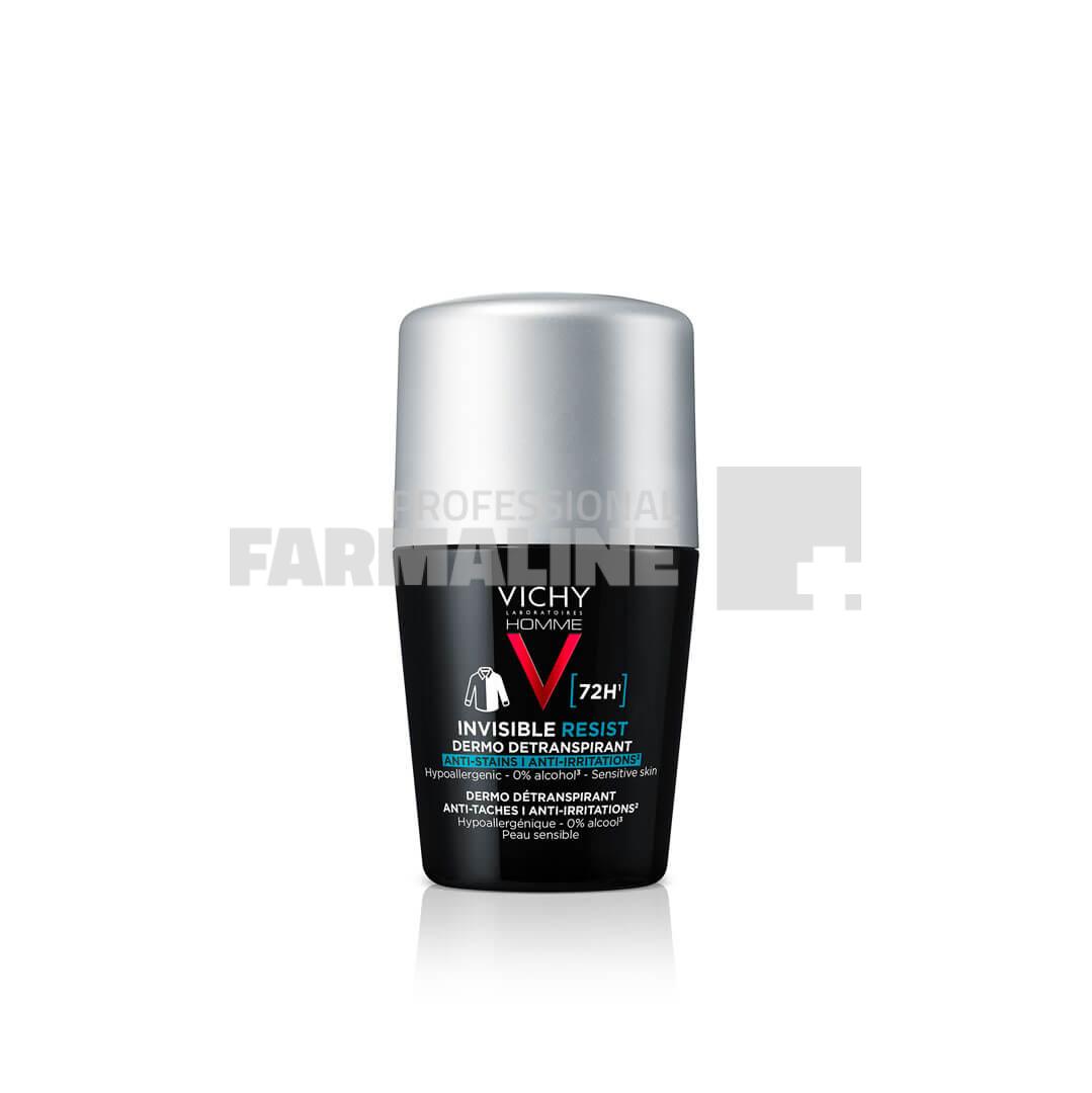 Vichy Homme Invisible Resist Deodorant roll-on 72h 50 ml