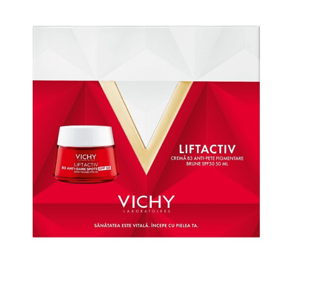 Vichy Trusa Xmas Liftactiv B3 Crema de zi antirid SPF50 50 ml