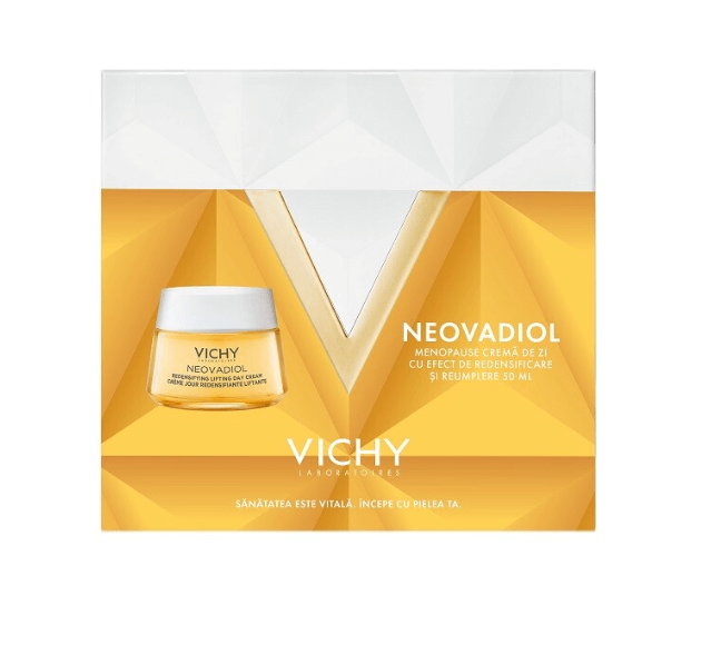 Vichy Trusa Xmas Neovadiol Menopauza Crema de zi cu efect de refacere a lipidelor si redefinire 50 ml