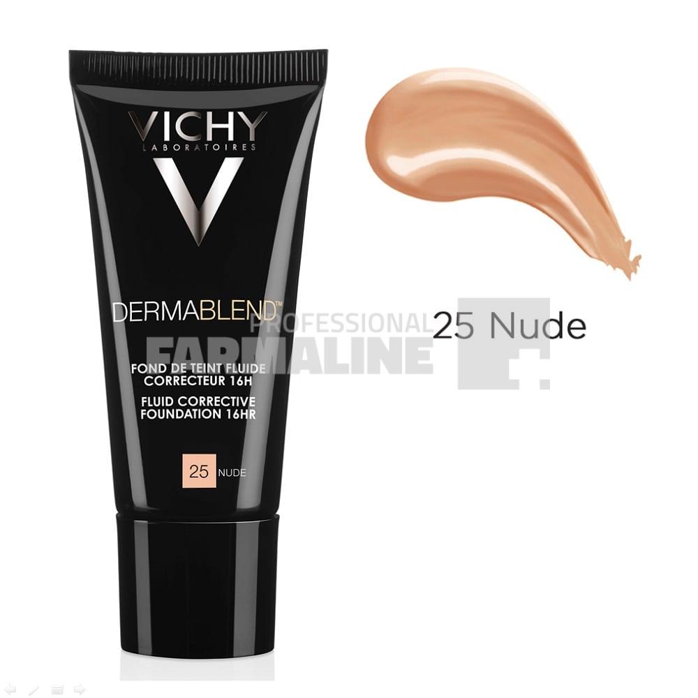 Vichy Dermablend Fluid Nude 25 Fond de ten corector 30 ml