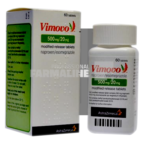 Vimovo mg / 20 mg x 60 compr. elib. modif., Recenzii pentru tratamentul artrozei din Slovacia
