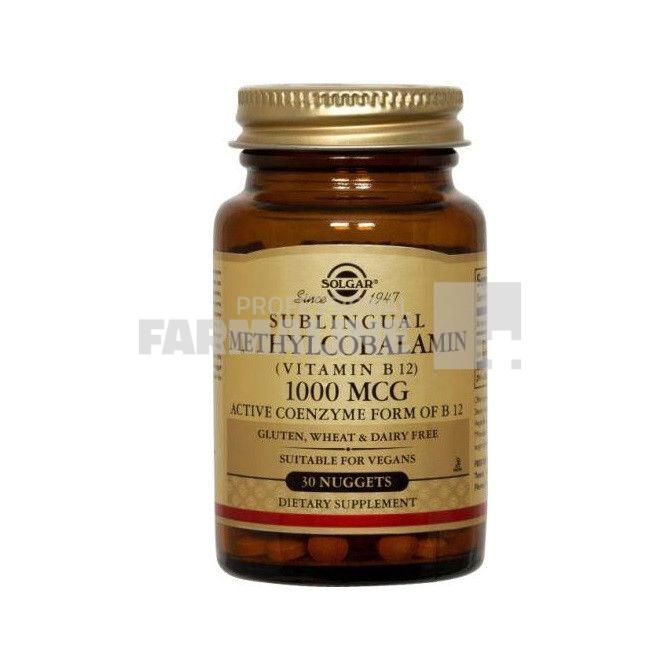 Vitamina B12 1000 mcg Metylcobalamina 30 tablete