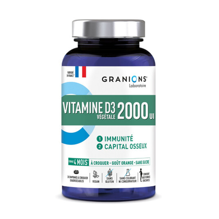 Vitamina  D3 2000U.I. 30 compr.mastic. Granions