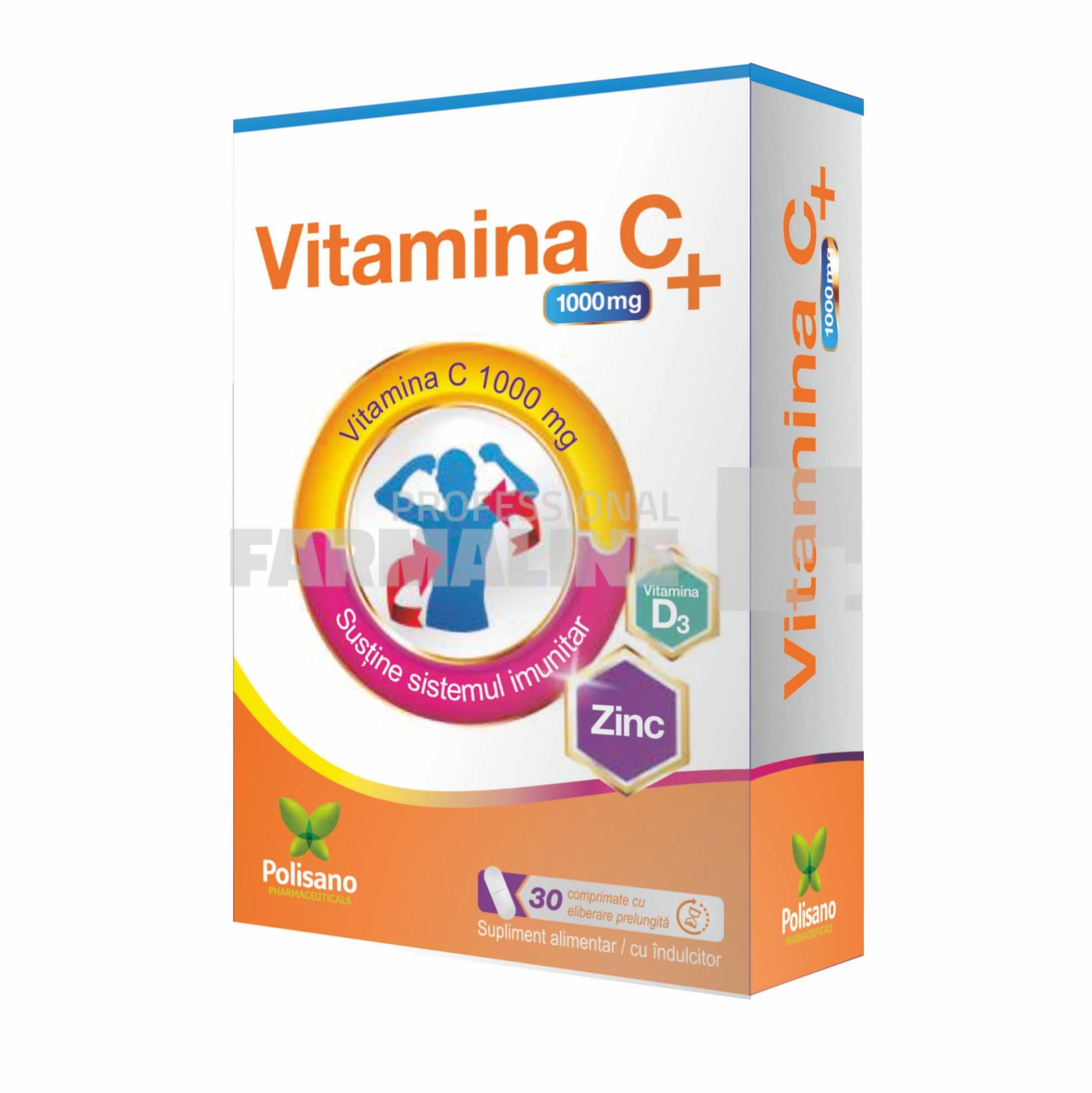 vitamina c 1000 mg + vitamina d3 si zinc Vitamina C 1000 mg + Zinc si Vitamina D3 30 comprimate