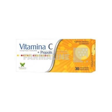 Vitamina C + Propolis 30 comprimate masticabile