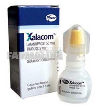 XALCOM 50 micrograme/ml+5 mg/ml X 1