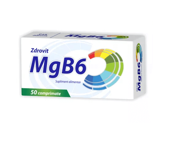 Zdrovit Magneziu + B6 50 comprimate