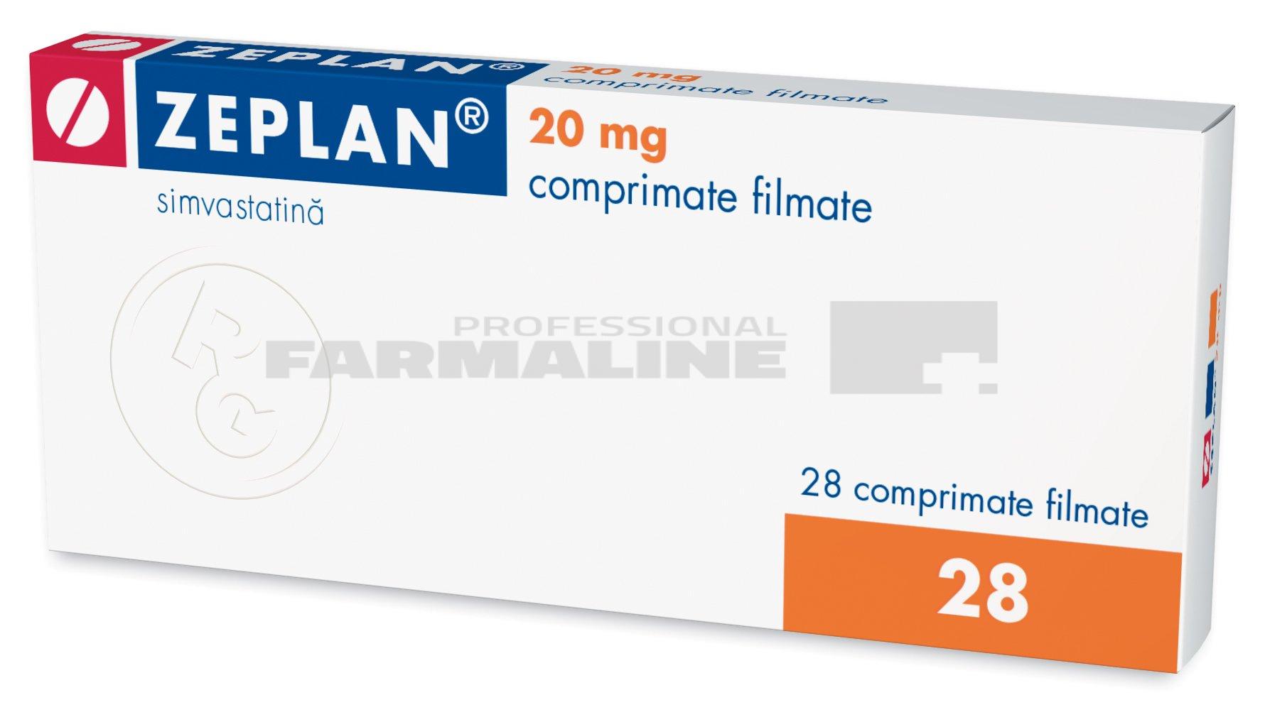 ZEPLAN R 20 mg x 28 COMPR. FILM. 20mg GEDEON RICHTER ROMAN