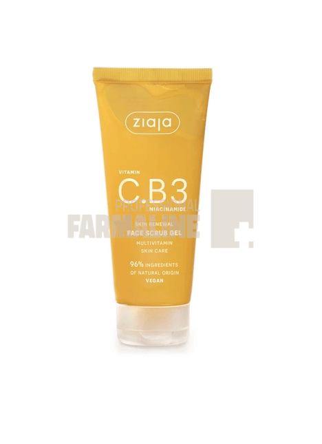 Ziaja Peeling - Gel pentru fata Vitamin C. B3 Niacinamide 100 ml