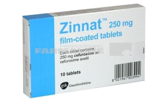ZINNAT 250 mg X 10