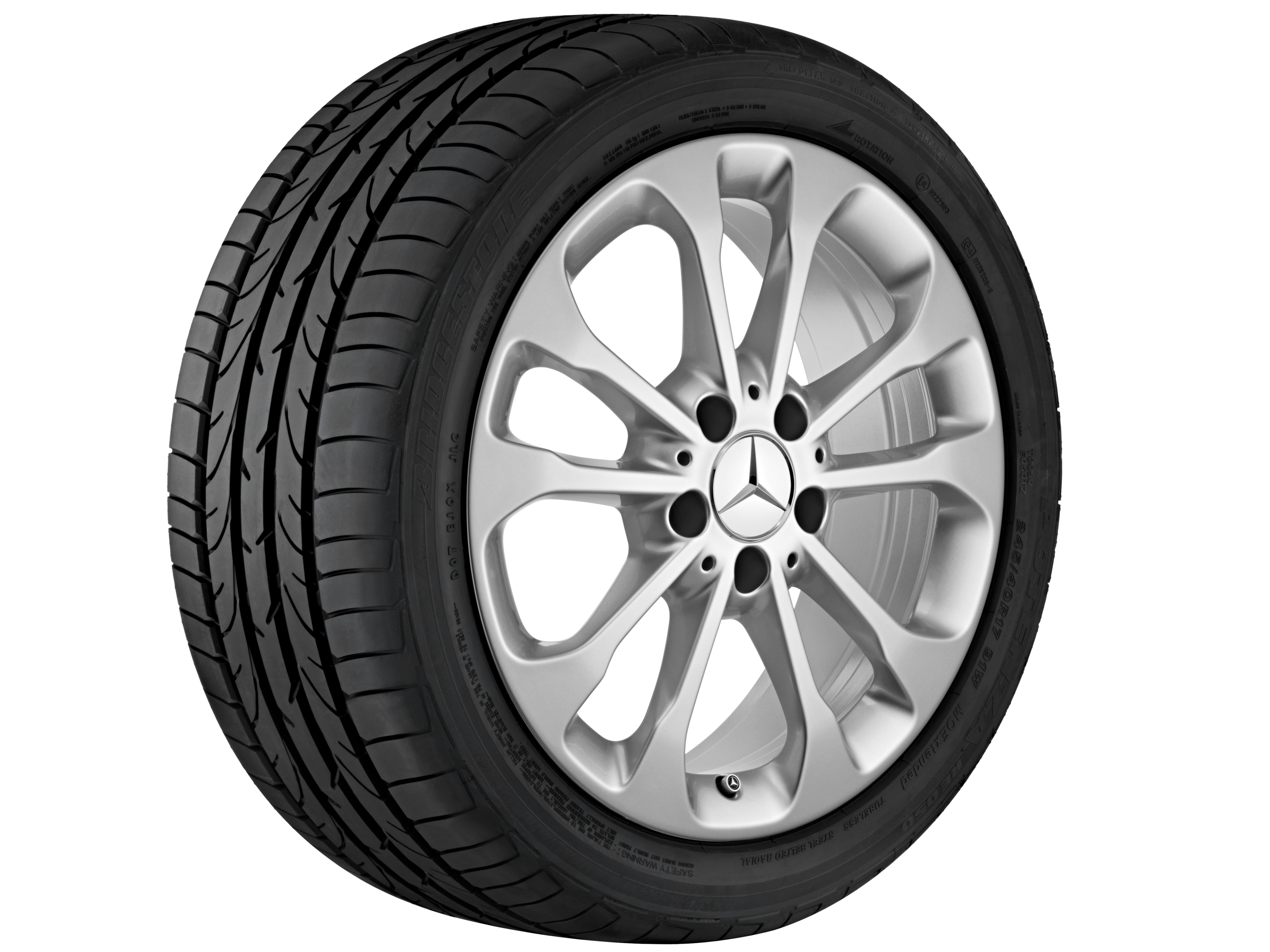 Janta aliaj Mercedes-Benz 5-twin-spoke 5x112 6,5 J x 17 ET 38 GLA X156