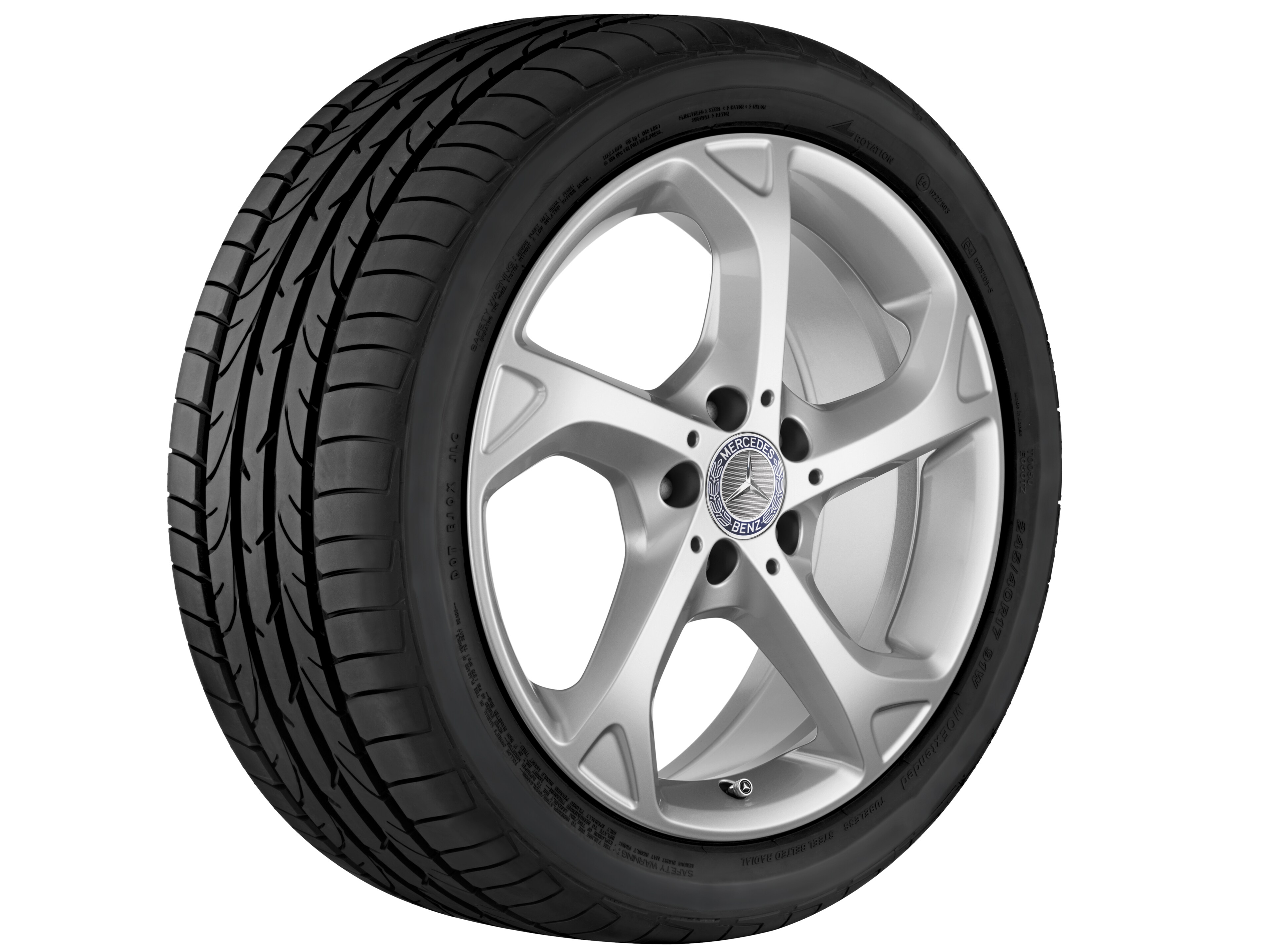 Janta aliaj Mercedes-Benz 5-spoke 5x112 7 J x 18 ET 46 GLA X156