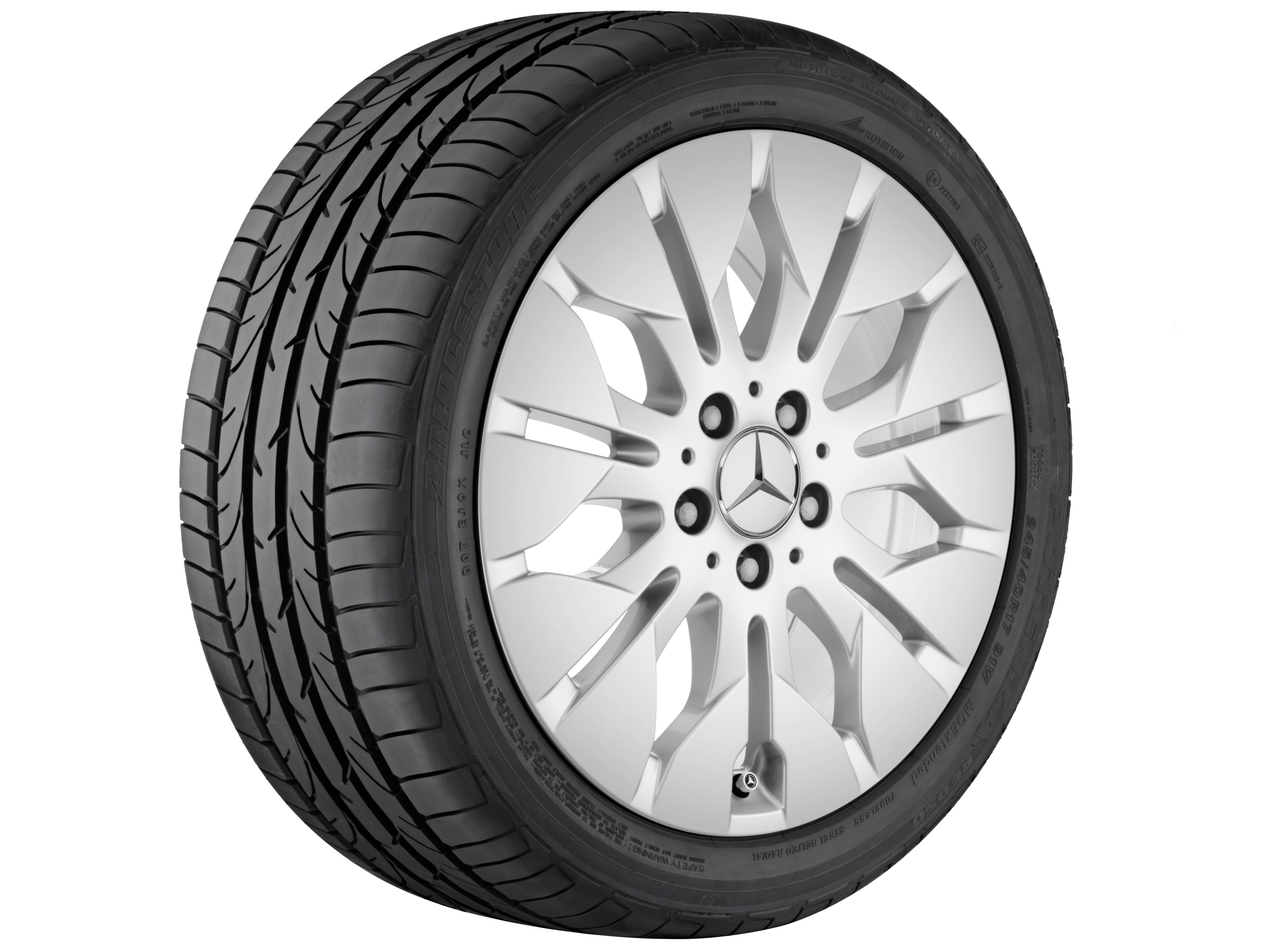 Janta aliaj Mercedes-Benz 7-twin-spoke 5x112 7,5 J x 17 ET 53 GLE, GL W166, X166