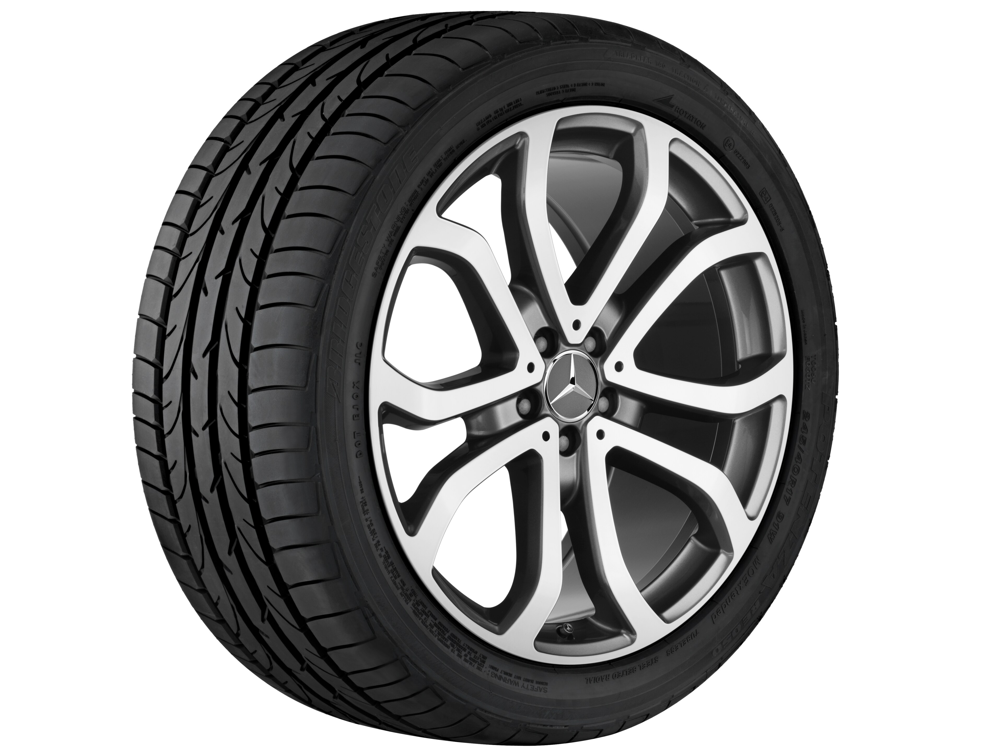 Janta aliaj Mercedes-Benz 5-twin-spoke 5x112 8,5 J x 19 ET 59 GLE, GL W166, X166