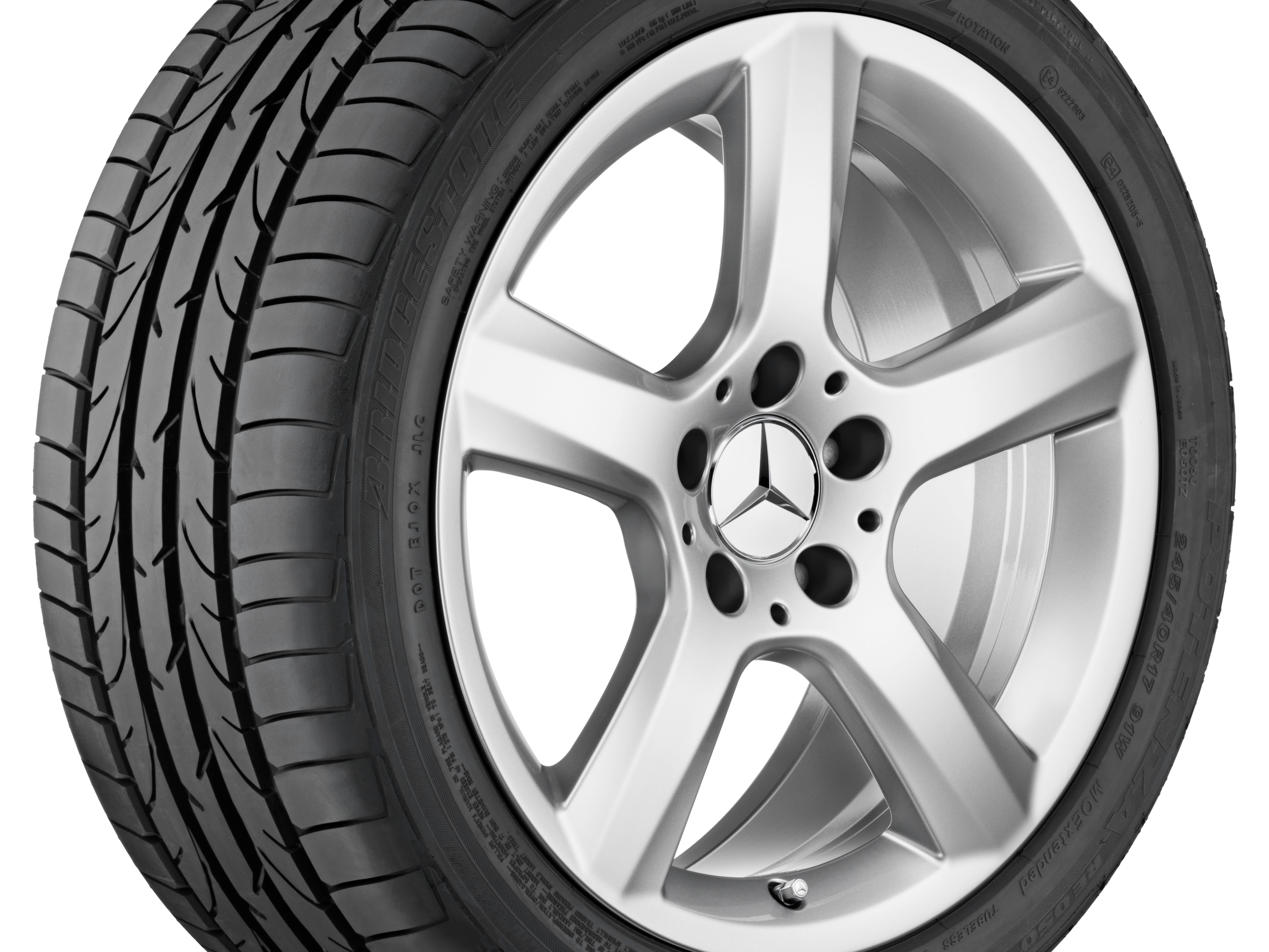 Janta aliaj Mercedes-Benz 5-spoke 5x112 7 J x 16 ET 37,5 SLK R172