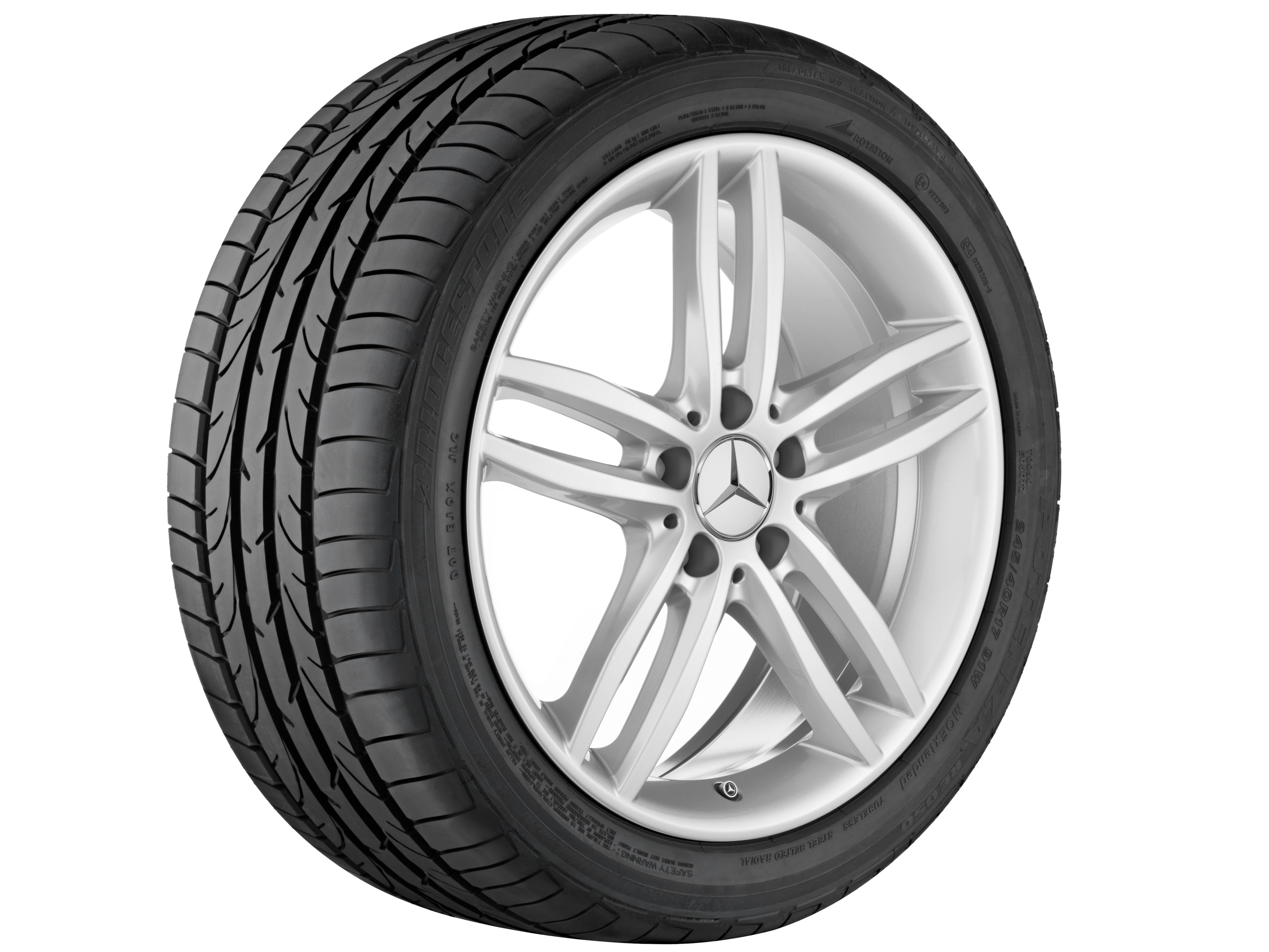 Janta aliaj Mercedes-Benz 5-twin-spoke 5x112 7,5 J x 18 ET 42 SLK R172