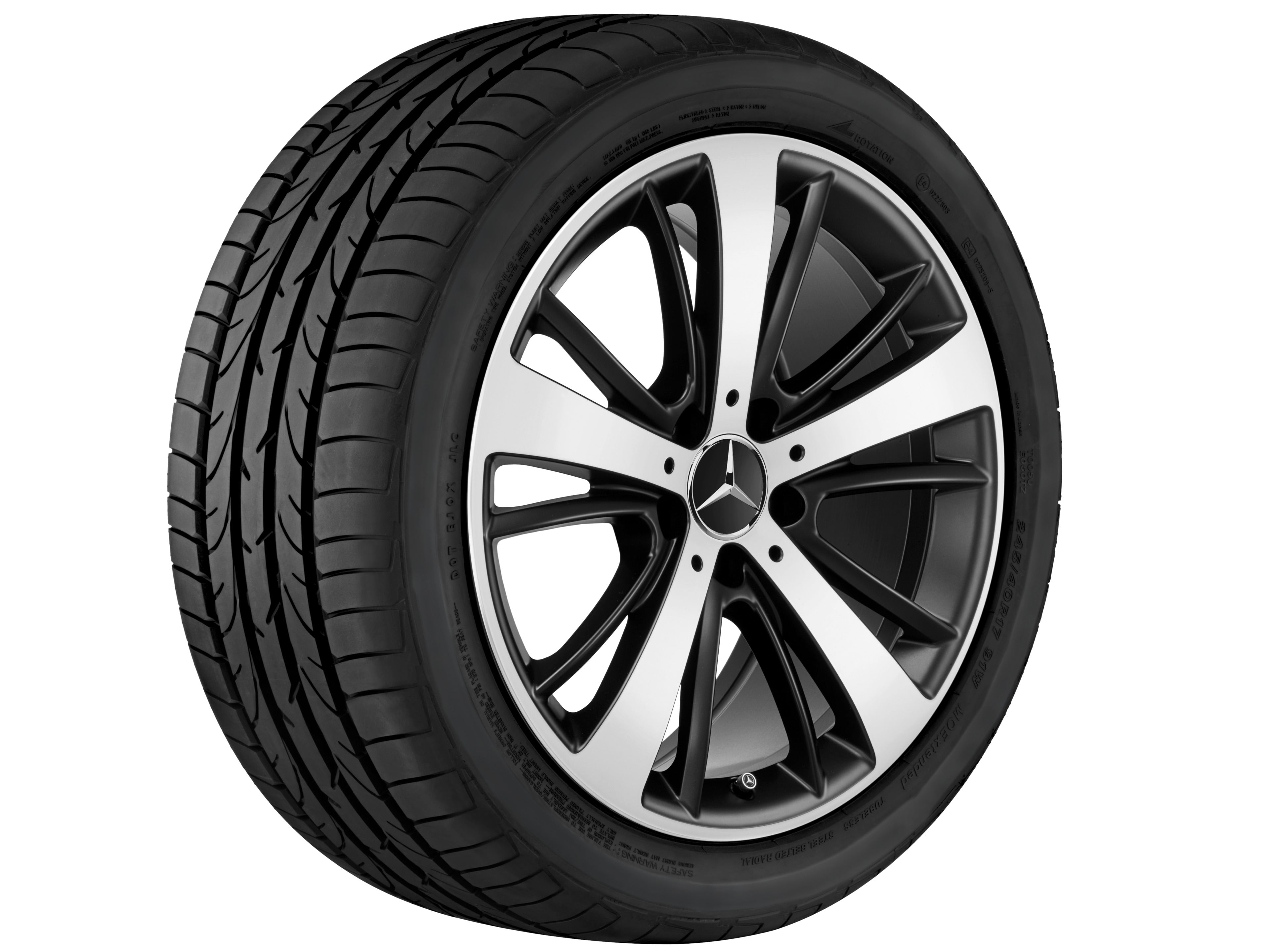 Janta aliaj Mercedes-Benz 5-spoke 5x112 7,5 J x 18 ET 42 SLK R172