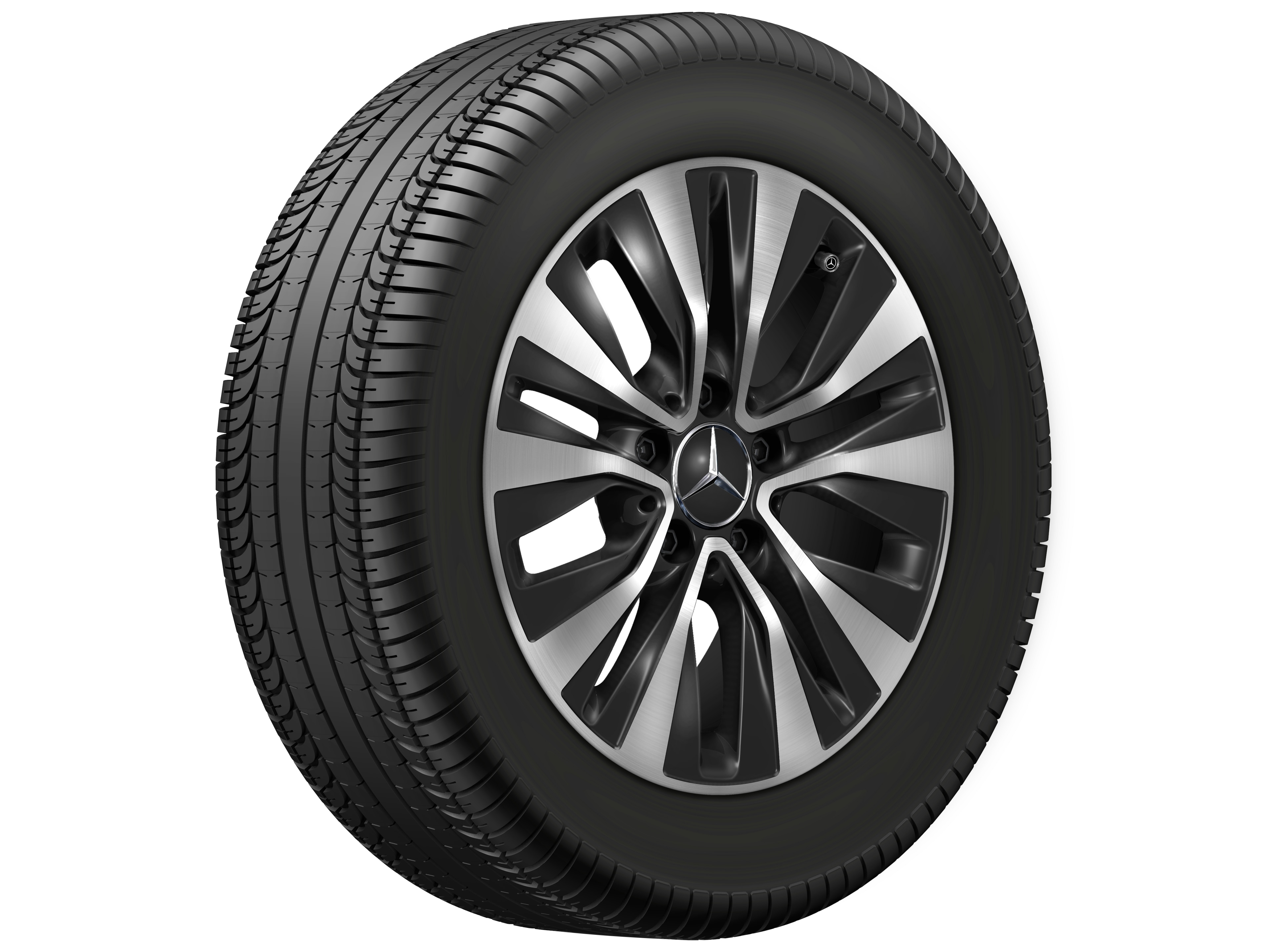 Janta aliaj Mercedes-Benz 5-twin-spoke 5x112 6,5 J x 16 ET 44 A-Class, B-Class, CLA W177, W247, C118, X118