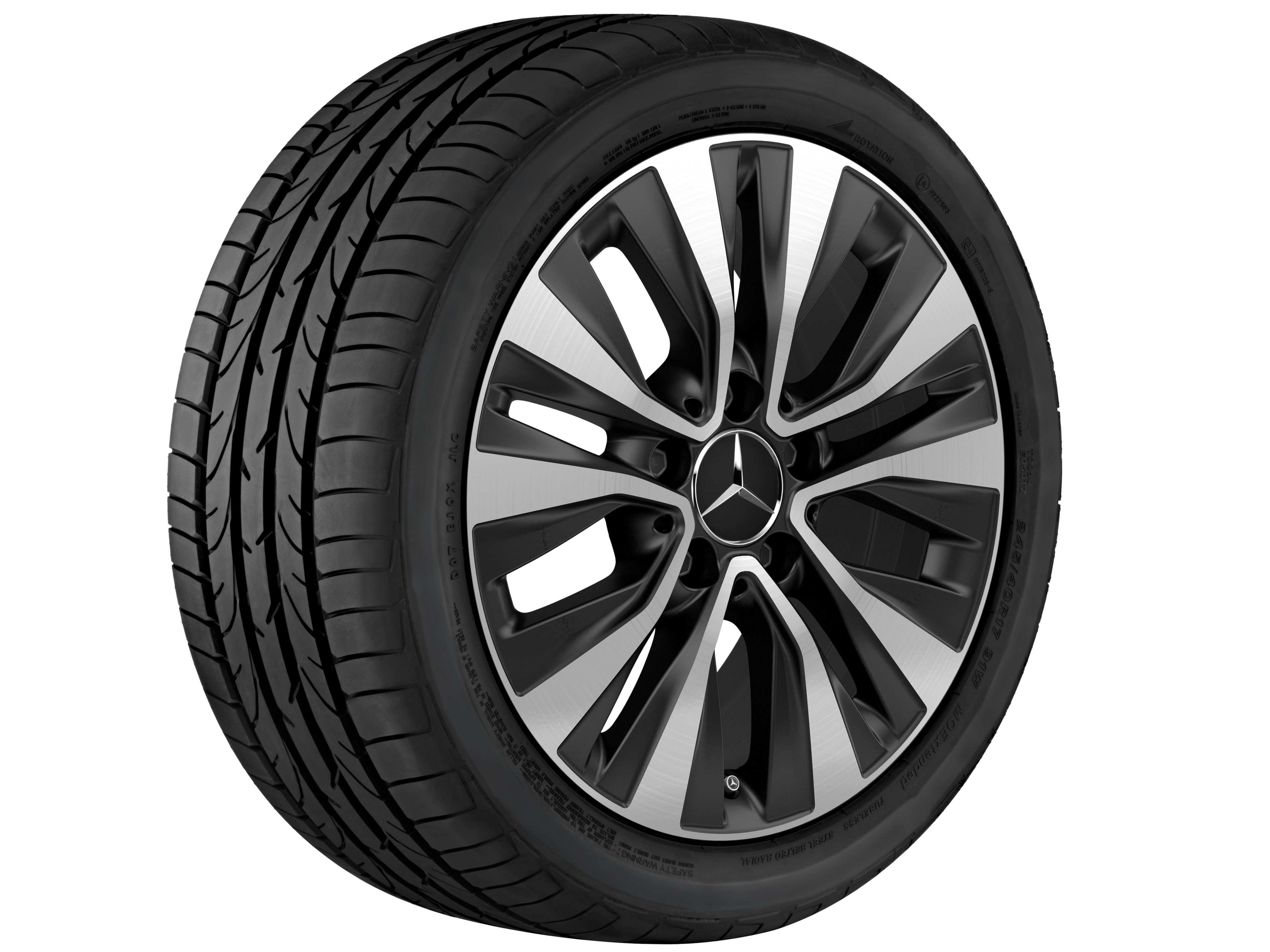 Janta aliaj Mercedes-Benz 5-twin-spoke 5x112 6,5 J x 16 ET 44 A-Class, B-Class, CLA W177, C118, H247