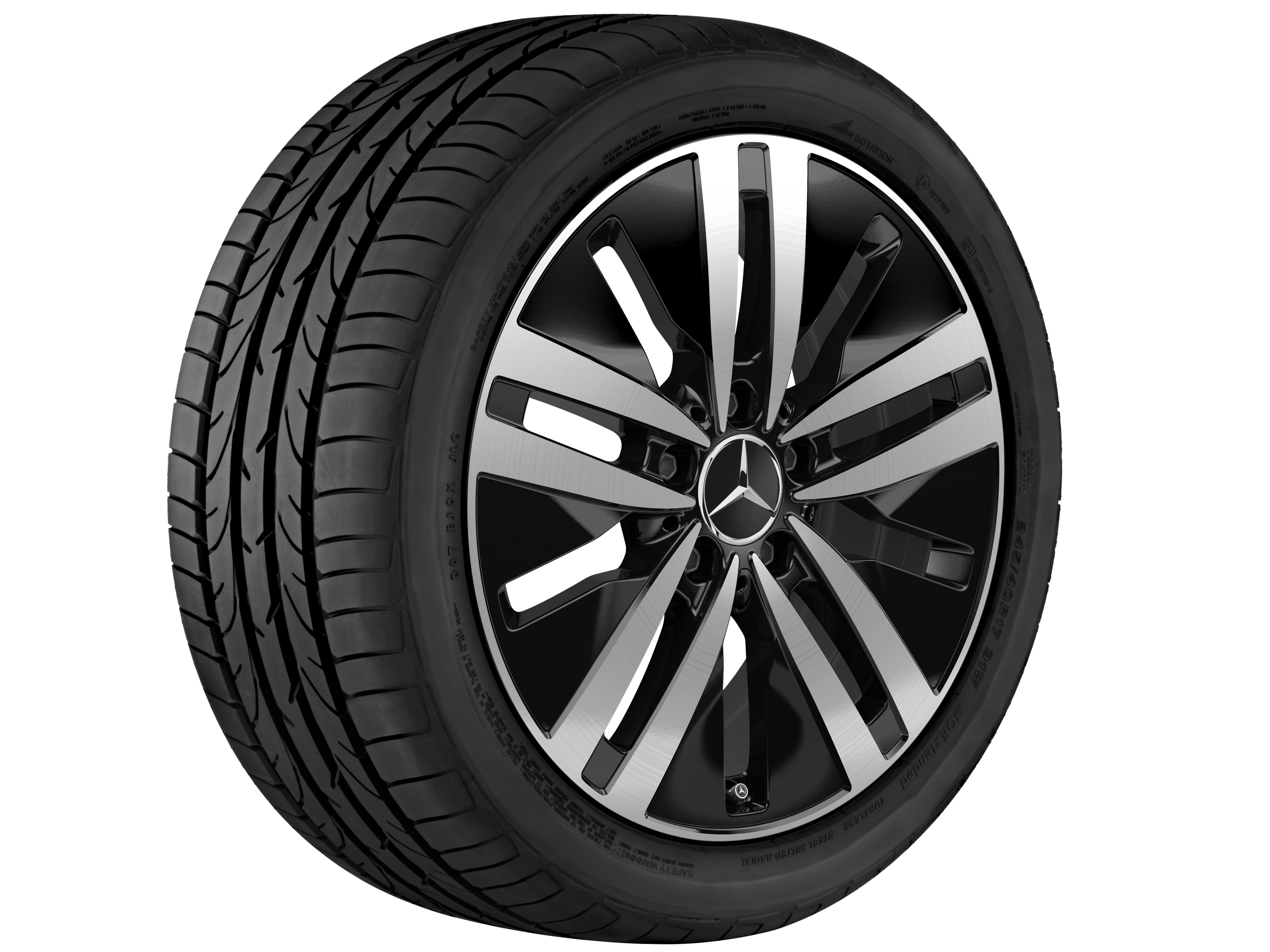 Janta aliaj Mercedes-Benz 5-twin-spoke 5x112 6,5 J x 17 ET 44 A-Class, B-Class, CLA W177, W247, C118, X118