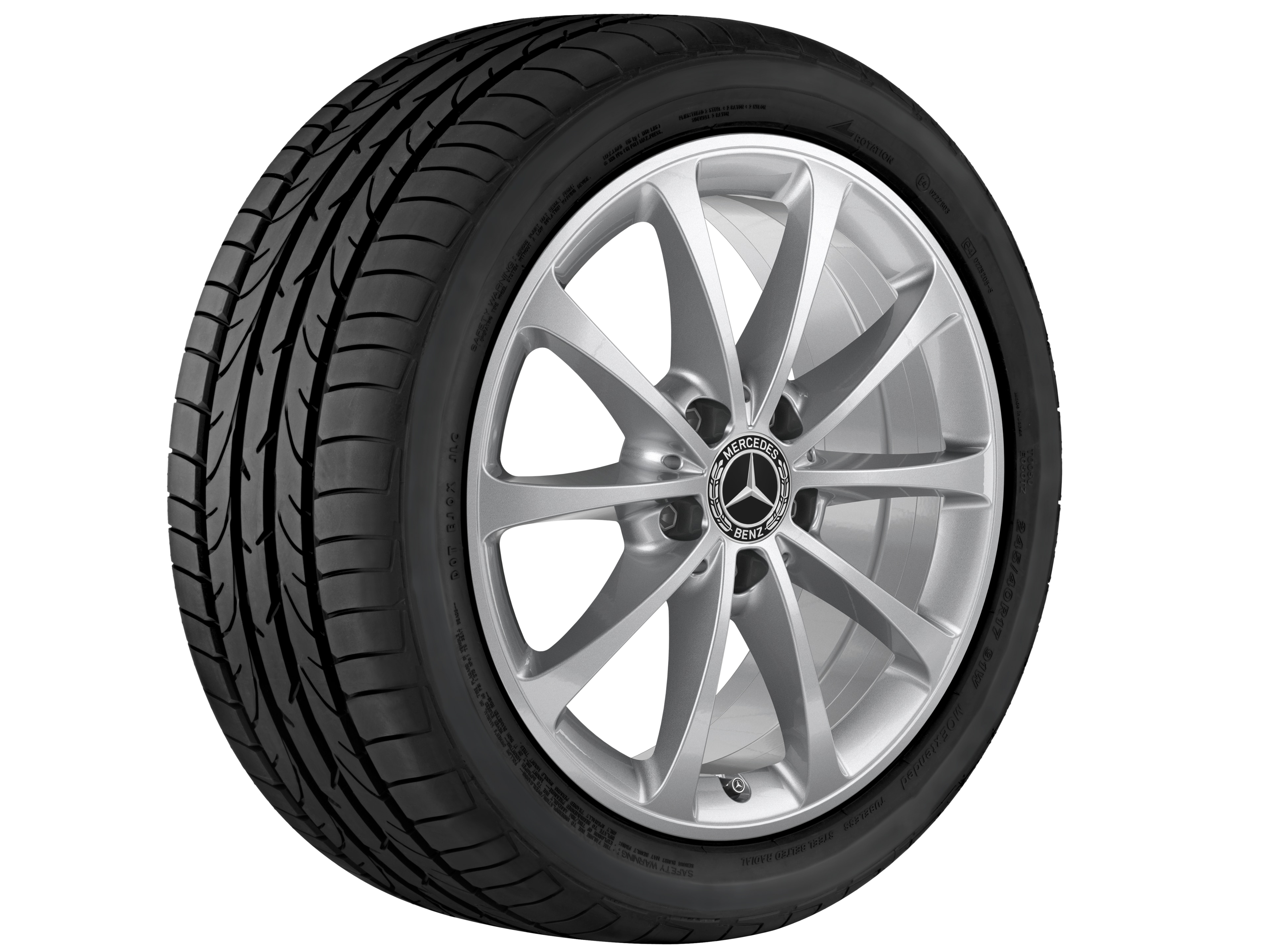 Janta aliaj Mercedes-Benz 10-spoke 5x112 6,5 J x 17 ET 44 A-Class, B-Class, CLA W177, W247, C118, X118