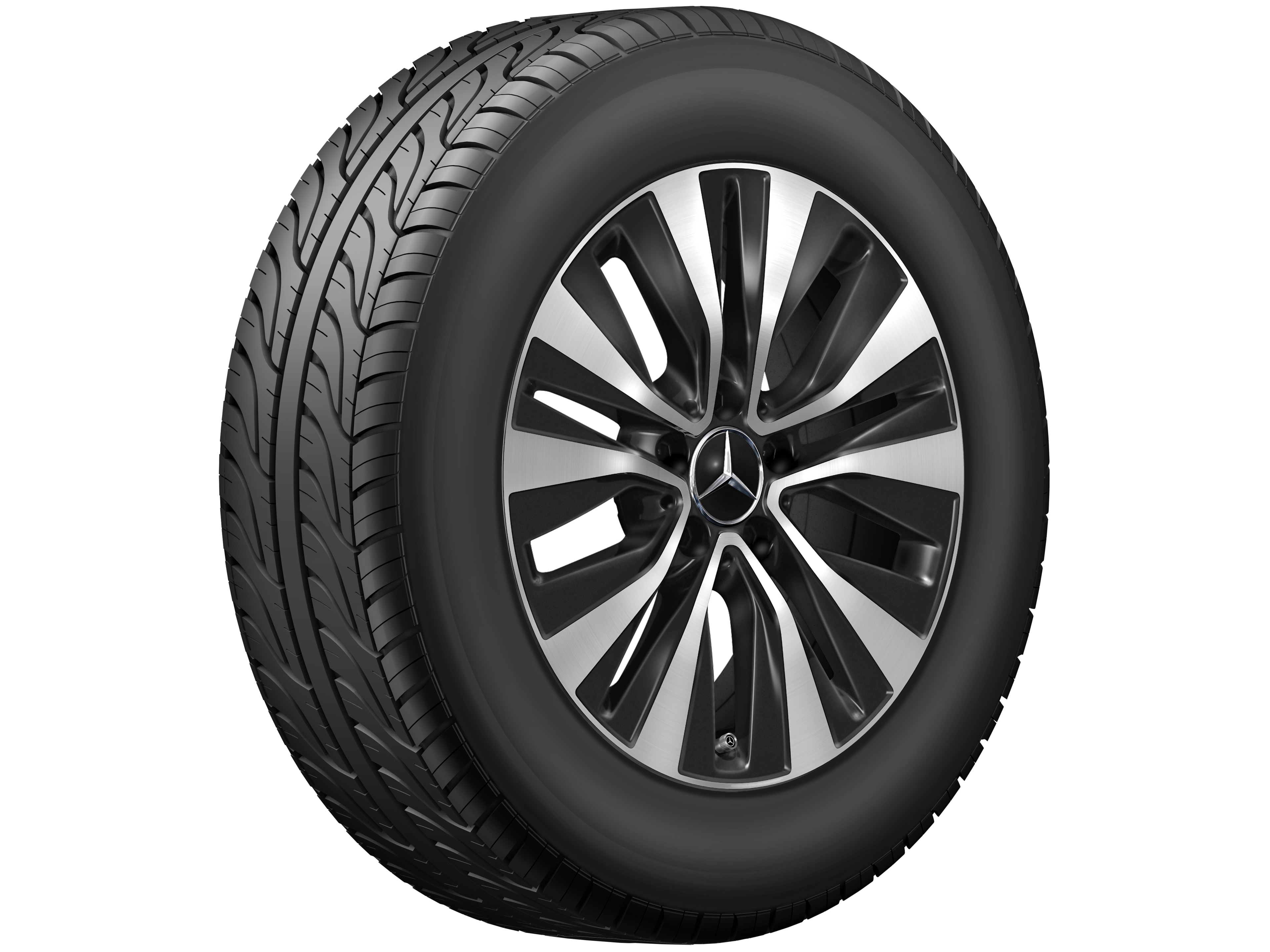 Janta aliaj Mercedes-Benz 5-twin-spoke 5x112 6,5 J x 17 ET 44 A-Class, B-Class, CLA W177, C118, H247