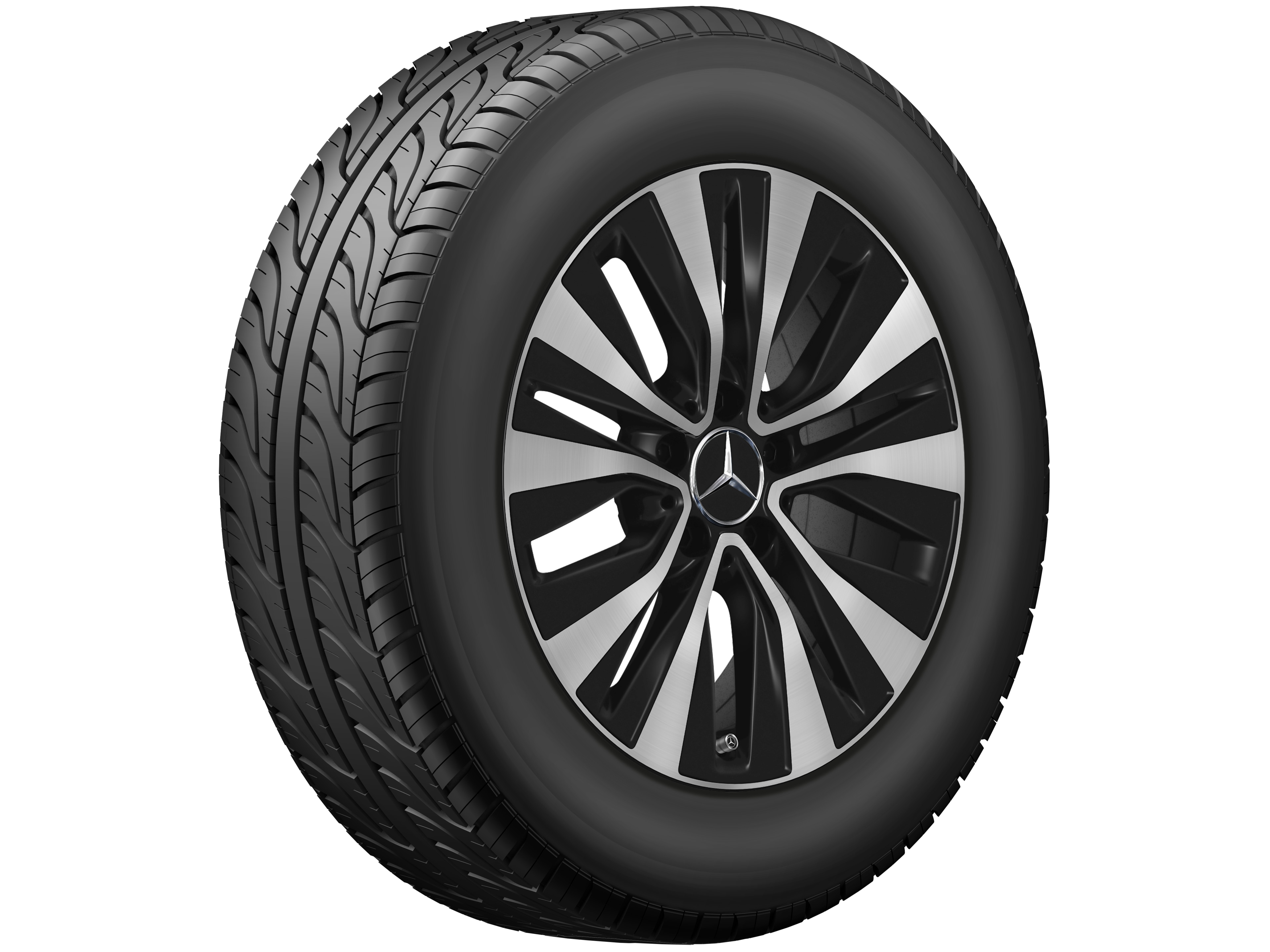 Janta aliaj Mercedes-Benz 5-twin-spoke 5x112 6,5 J x 17 ET 44 A-Class, B-Class, CLA W177, C118, H247