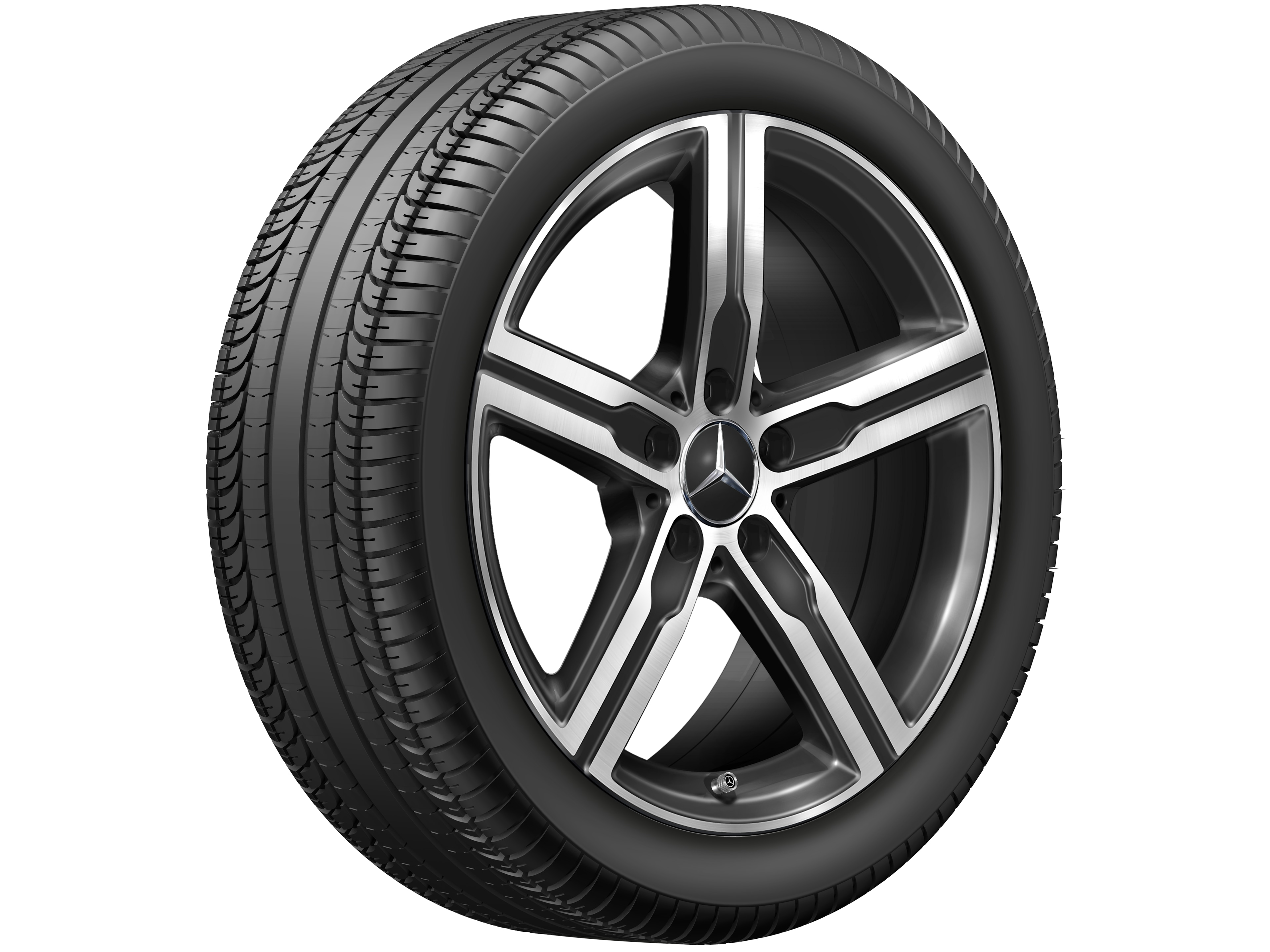 Janta aliaj Mercedes-Benz 5-spoke 5x112 7,5 J x 18 ET 49 A-Class, B-Class, CLA W177, W247, C118, X118