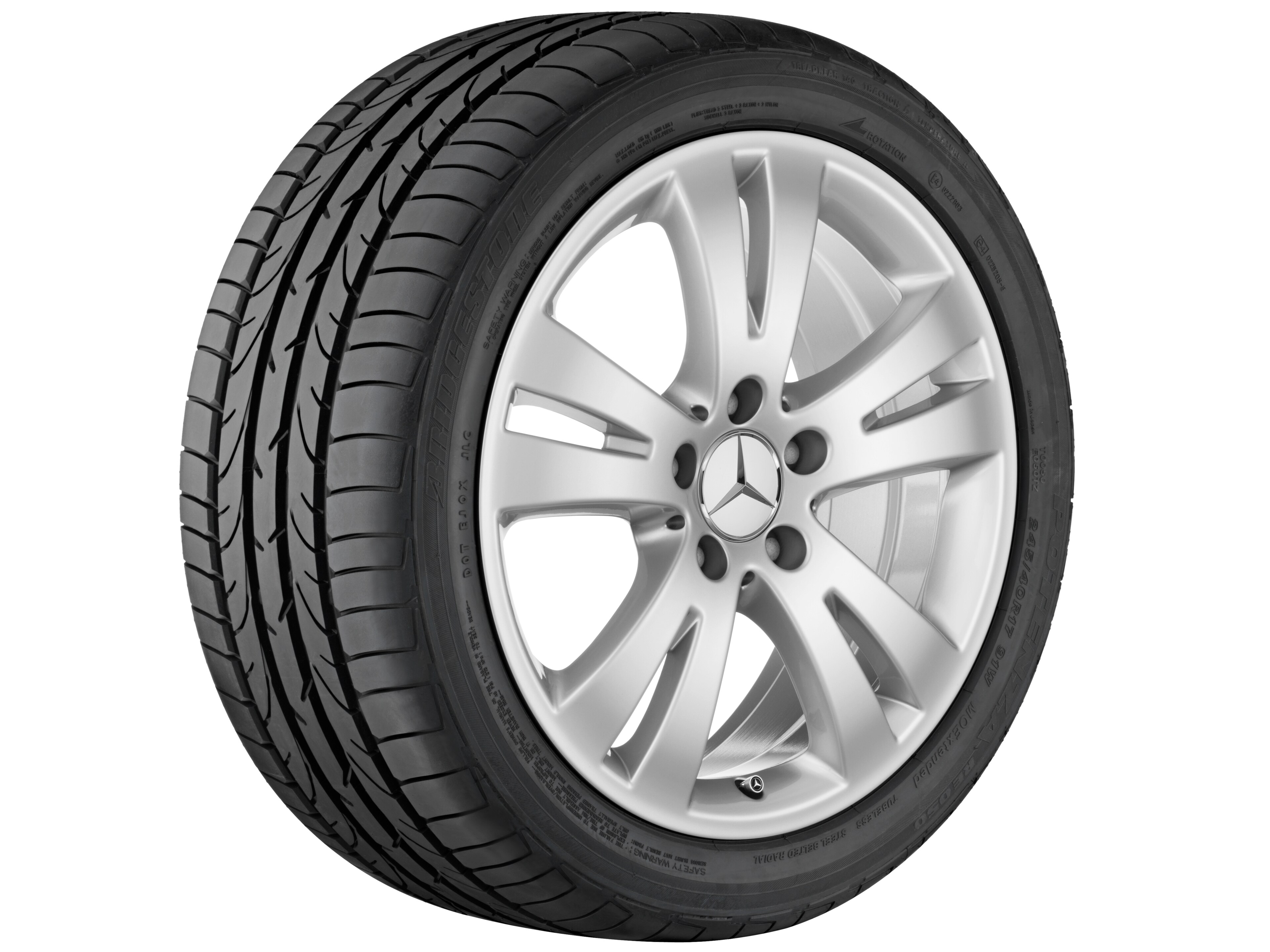 Janta aliaj Mercedes-Benz 5-twin-spoke 5x112 7,5 J x 17 ET 47 C-Class W204, S204, C204