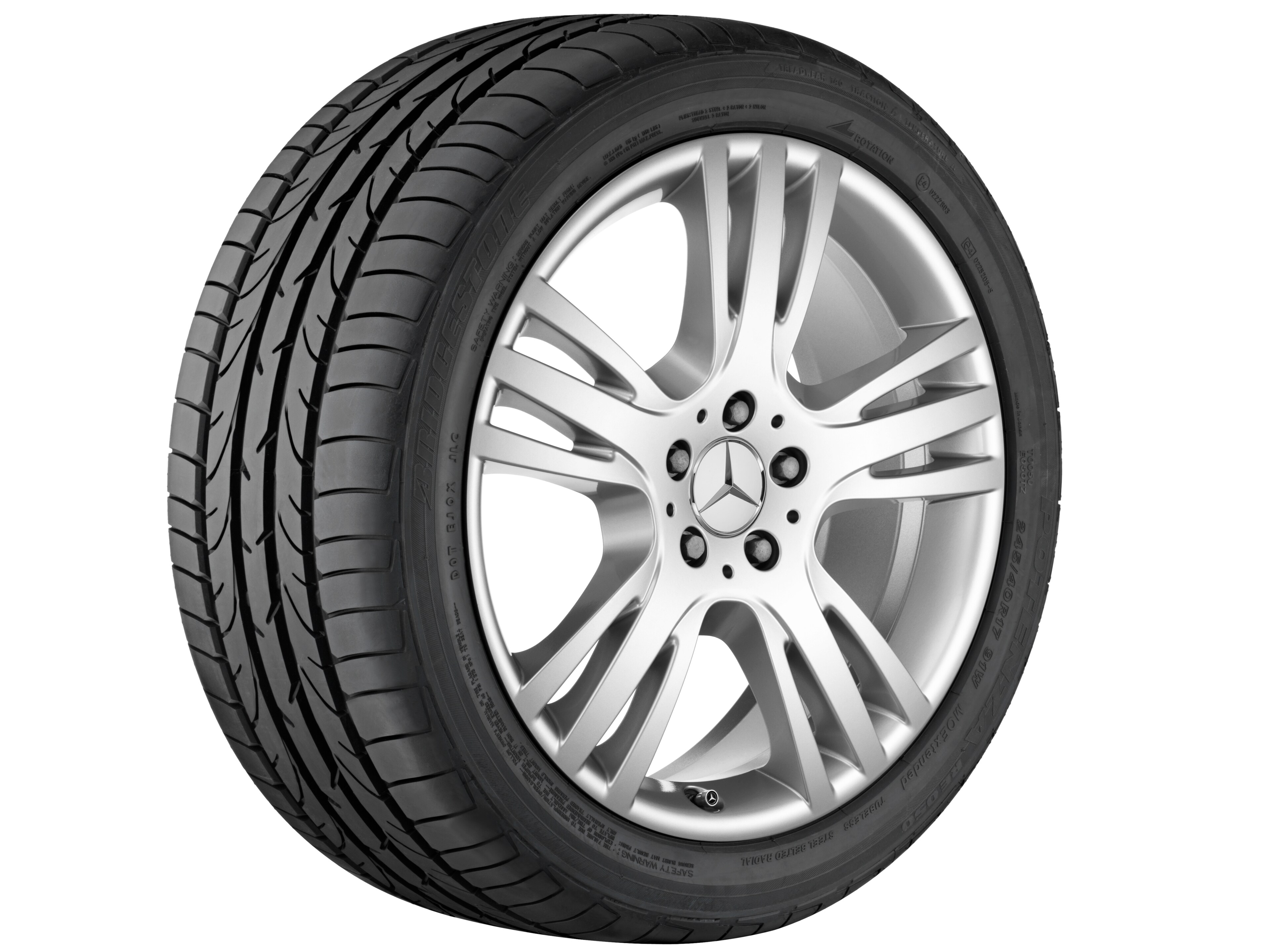 Janta aliaj Mercedes-Benz 5-triple-spoke 5x112 7,5 J x 19 ET 47 GLK X204